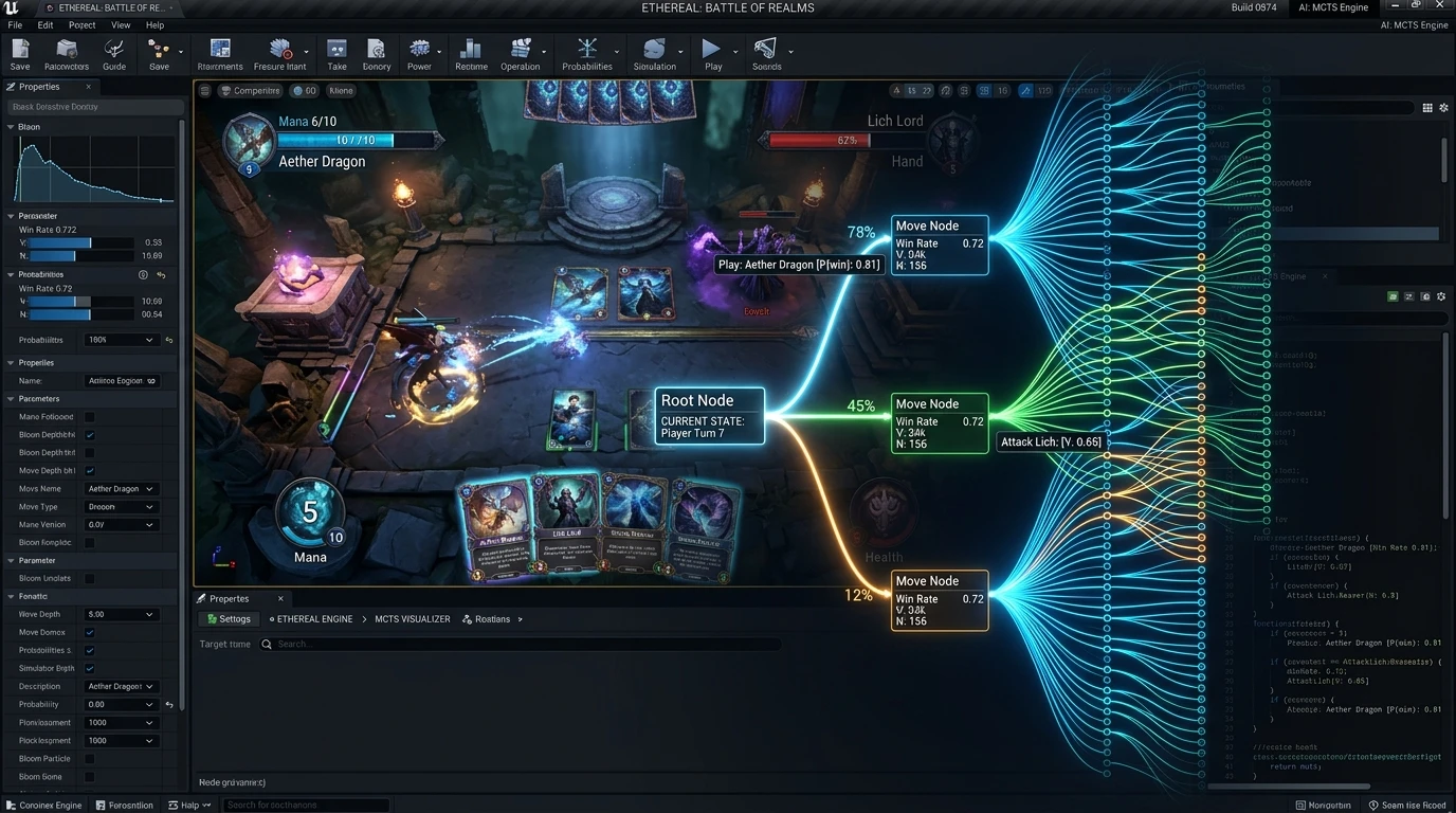 Unity 카드 배틀 AI를 위한 MCTS 분석: 선택·확장·시뮬레이션·역전파 구현법 썸네일