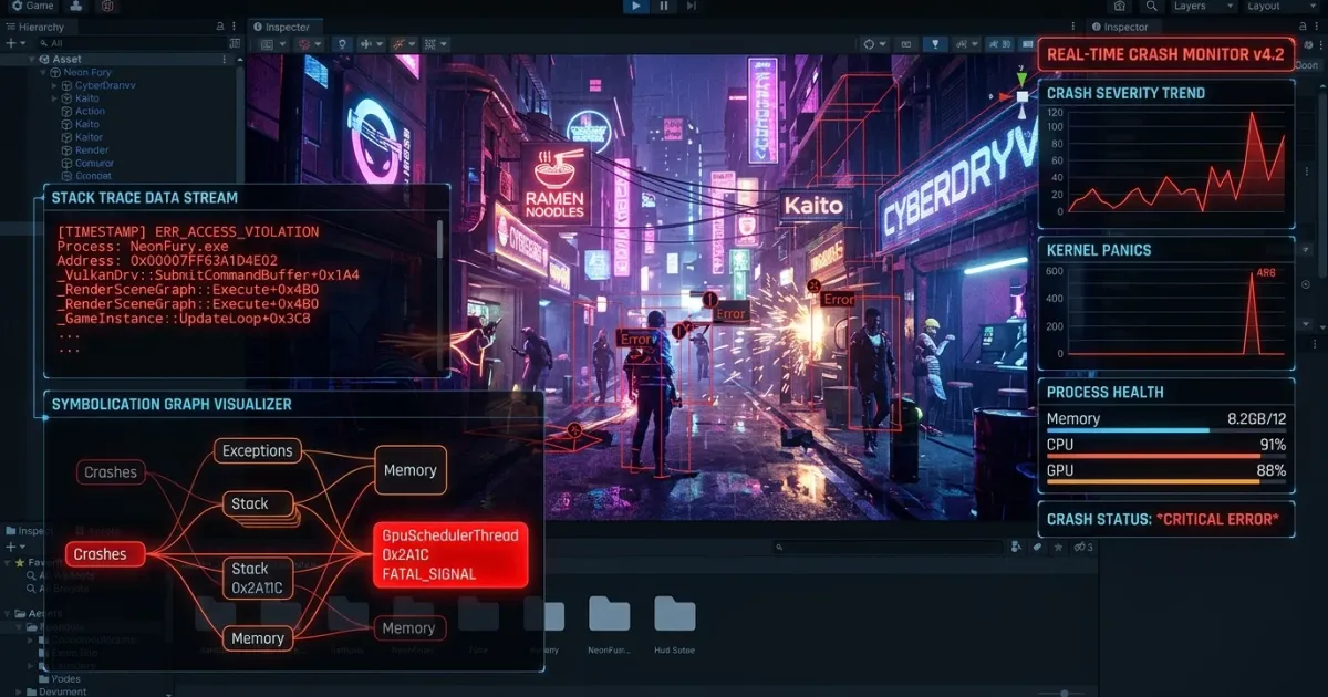 스마트 버그 라이브 모니터링: Sentry/Crashlytics 연동으로 유저 크래시 로그 수집