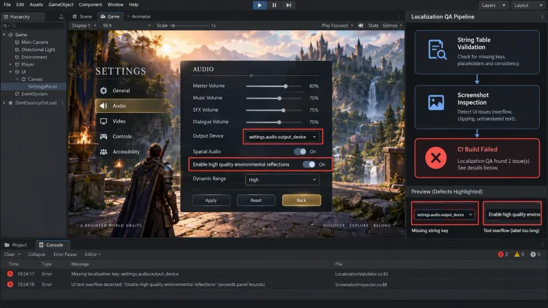 게임 Localization 텍스트 누락과 가로 깨짐을 자동 탐지하는 QA 파이프라인