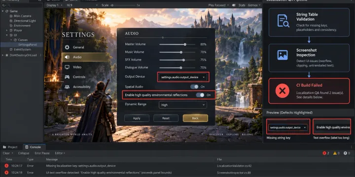 게임 Localization 텍스트 누락과 가로 깨짐을 자동 탐지하는 QA 파이프라인 썸네일