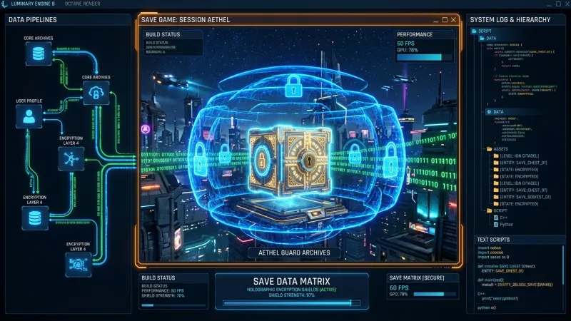 게임 데이터 저장(Save/Load)과 데이터 암호화 메커니즘