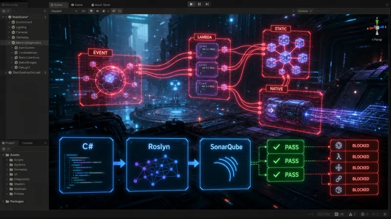 SonarQube 정적 분석으로 Unity C# 프로젝트의 잠재적 메모리 누수 사전에 차단하기