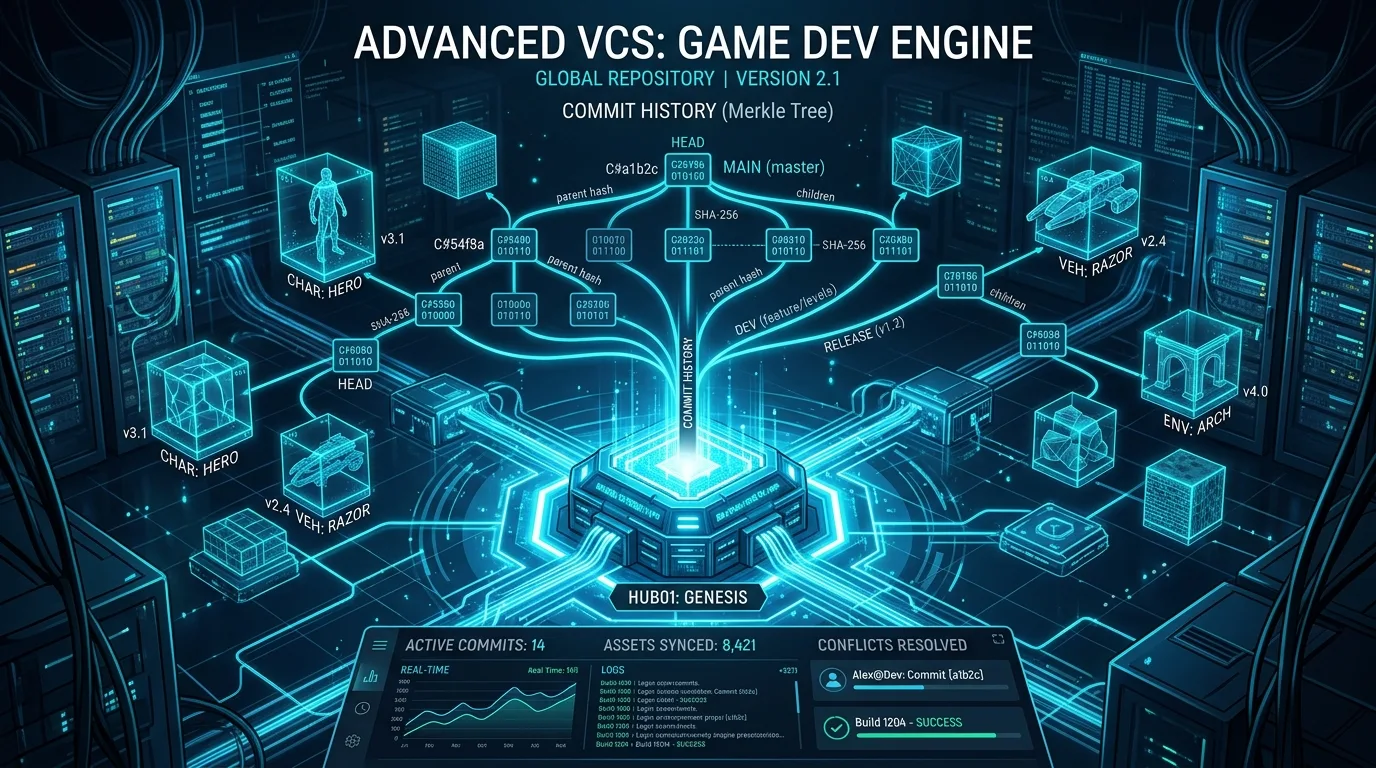 에픽게임즈의 오픈소스 VCS 'Lore' 아키텍처 분석: Git과 Perforce 사이의 대안 썸네일