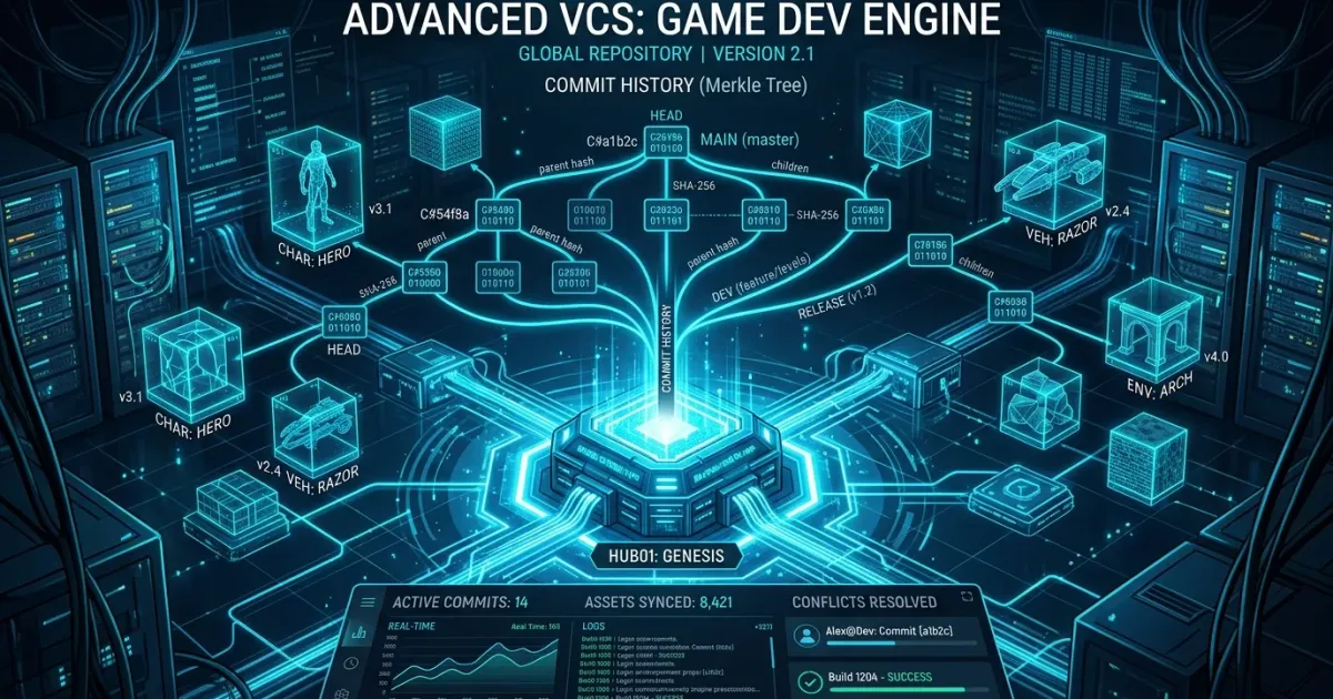 에픽게임즈의 오픈소스 VCS 'Lore' 아키텍처 분석: Git과 Perforce 사이의 대안