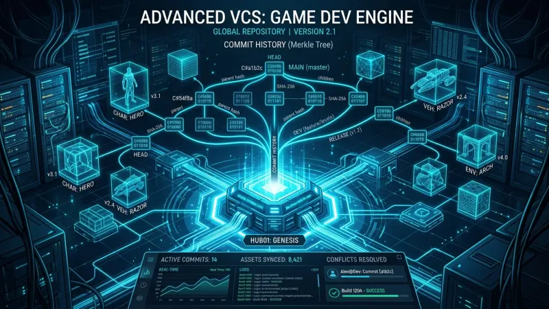 에픽게임즈의 오픈소스 VCS 'Lore' 아키텍처 분석: Git과 Perforce 사이의 대안