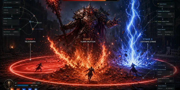 Unity VFX Graph로 구현하는 고성능 보스 장판기 연출법 썸네일