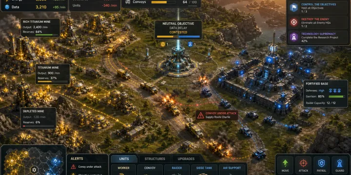 RTS 및 대규모 전략 게임의 리소스 스노우볼링 억제 기획법 썸네일