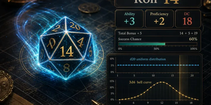 TRPG 주사위 롤과 보정치 시스템을 비디오 게임에 구현하는 법: 확률 설계부터 UX까지 썸네일