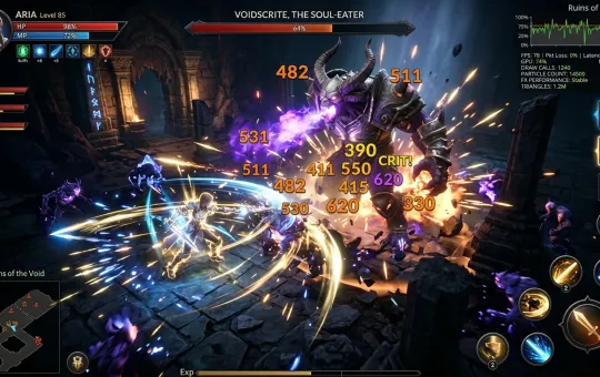 데미지 넘버(Damage Numbers) 최적화: 연사 스킬 사용 시 텍스트 메쉬 및 캔버스 UI 병목 해결