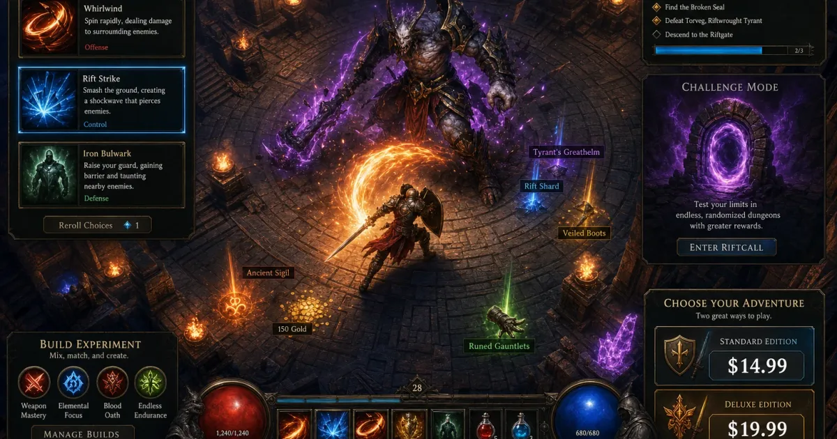 가격 정책: $14.99 vs $19.99, 인디 ARPG 볼륨에 맞춘 가격 매핑