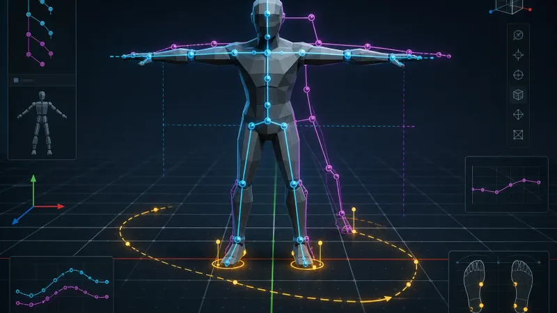 AI 모션 캡처 데이터를 3D 캐릭터 애니메이션으로 리깅하는 방법: Plask·DeepMotion 실전 파이프라인