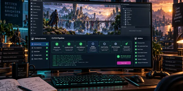 게임 데이터 무결성 검증과 빌드 자동화: Jenkins와 GitHub Actions 기반 하이브리드 CI/CD 파이프라인 구축 가이드 썸네일